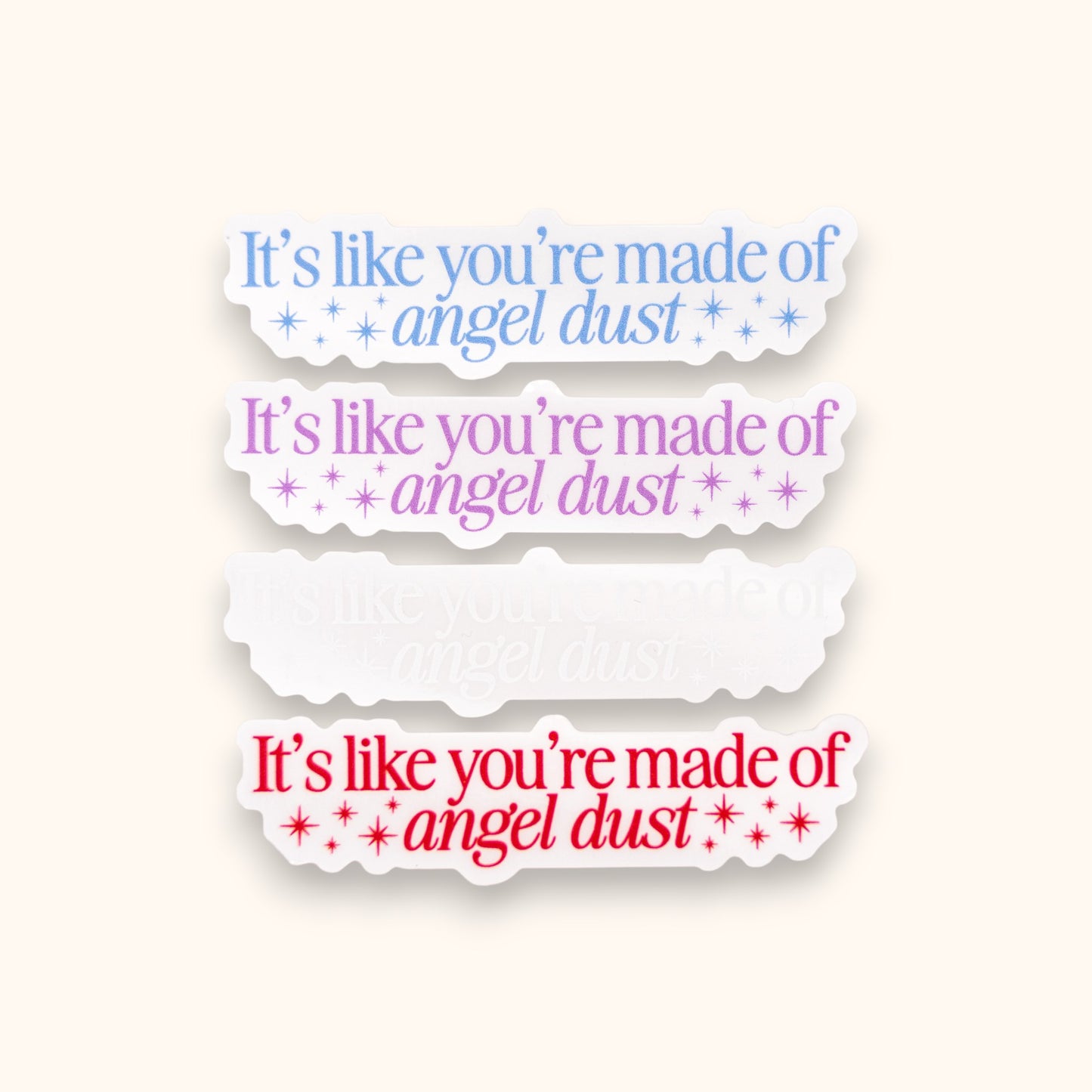 Angel Dust Mirror Cling | Olivia Window Cling | Guts