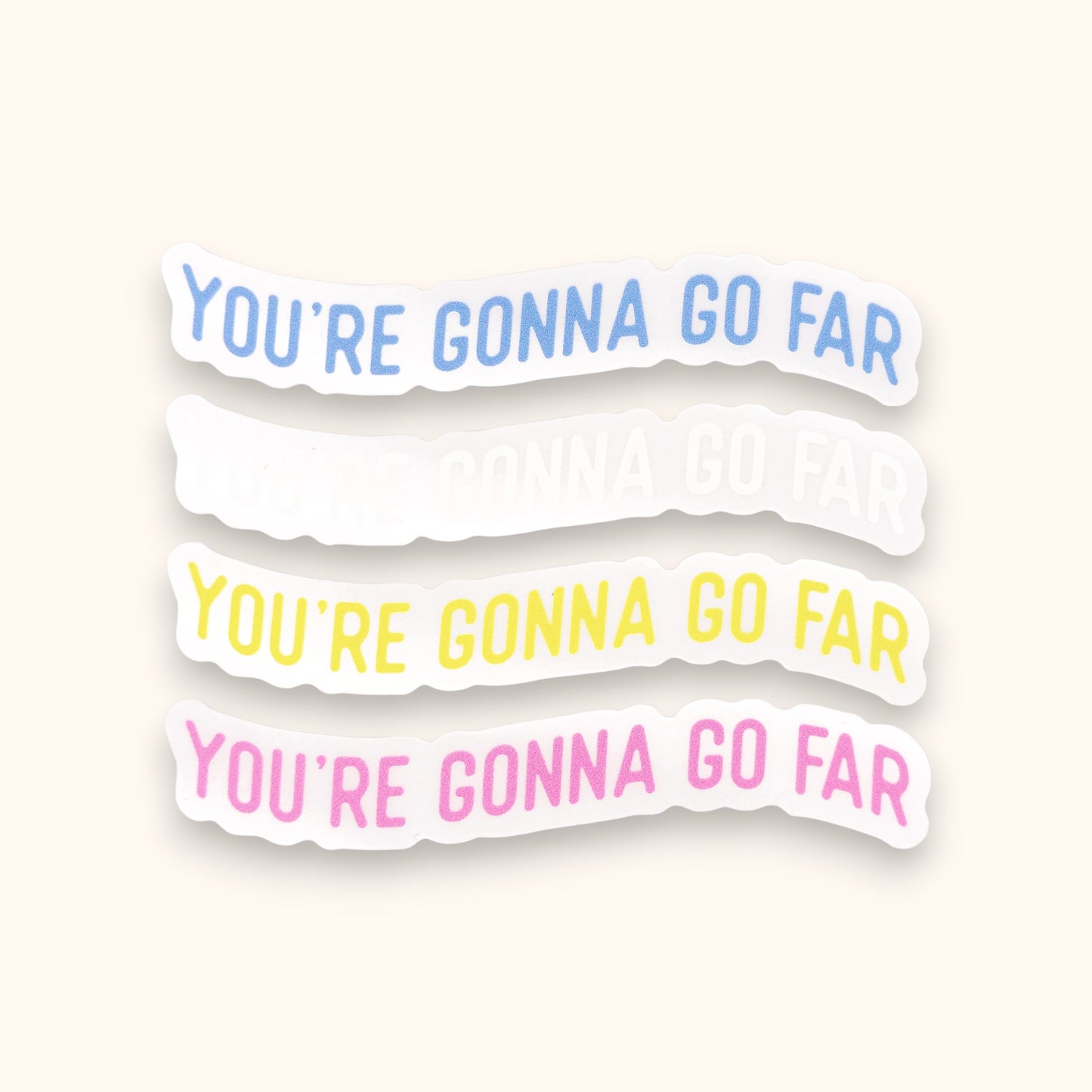 You're Gonna Go Far Mirror Cling | Noah Stick Decal | Go Far Window Cling