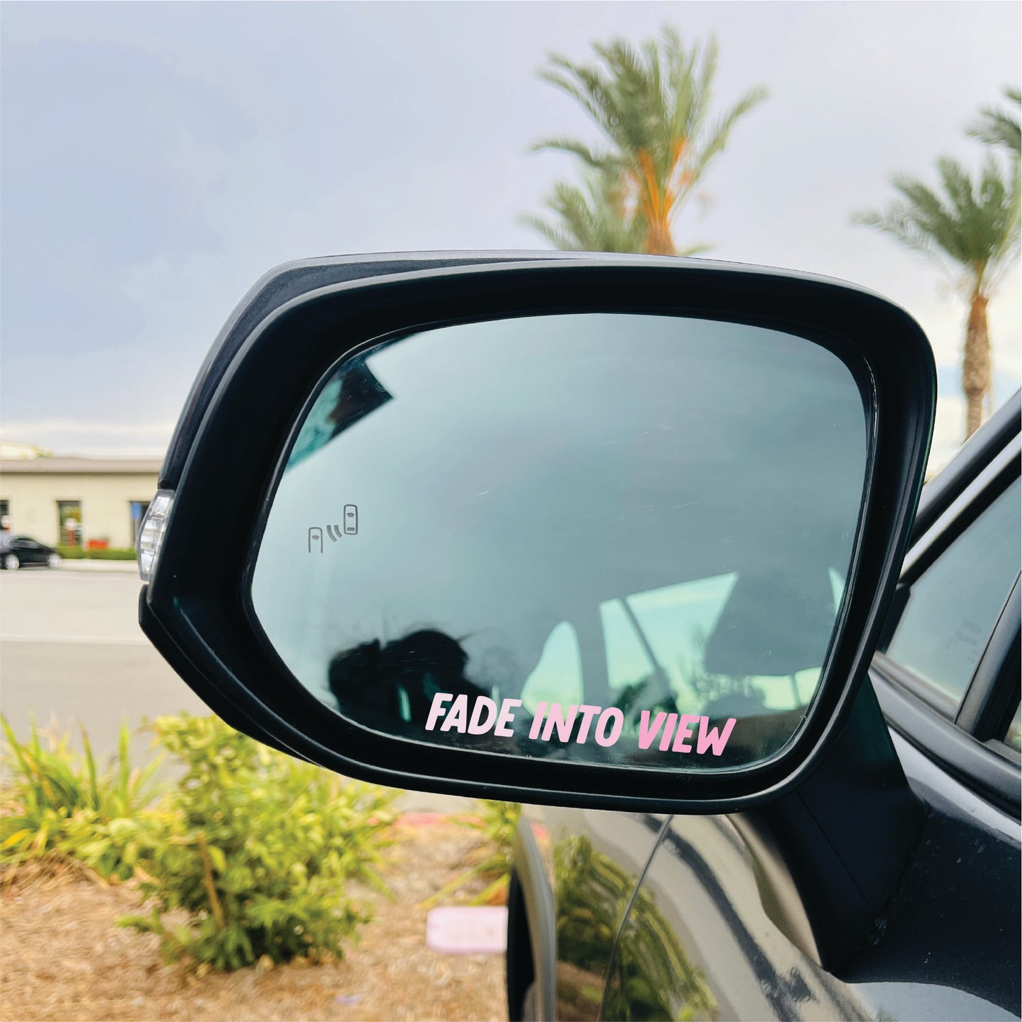 Fade Into View Mirror Cling | Taylor Window Cling | 1989 Style Decal