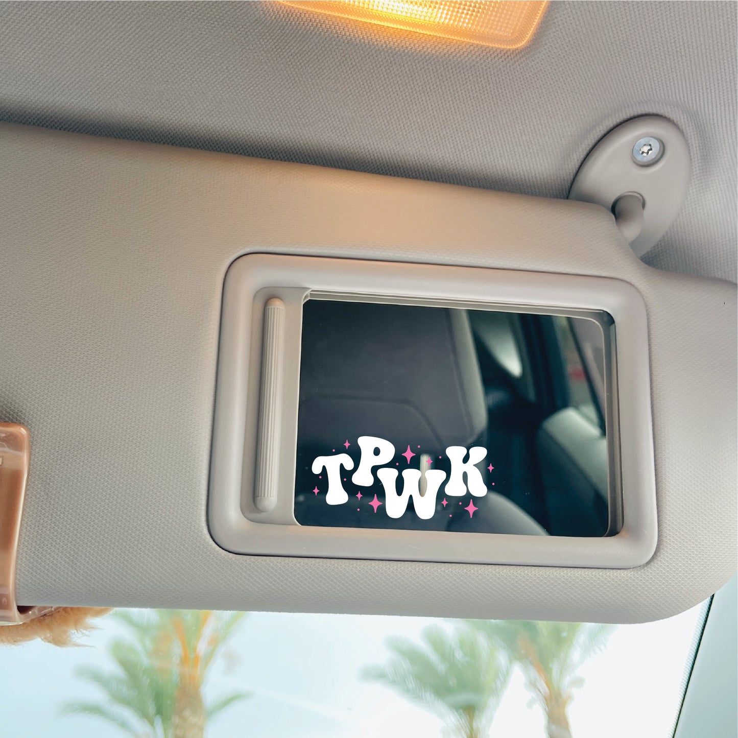 TPWK Mirror Cling | Harry Window Cling | Treat People With Kindness Decal