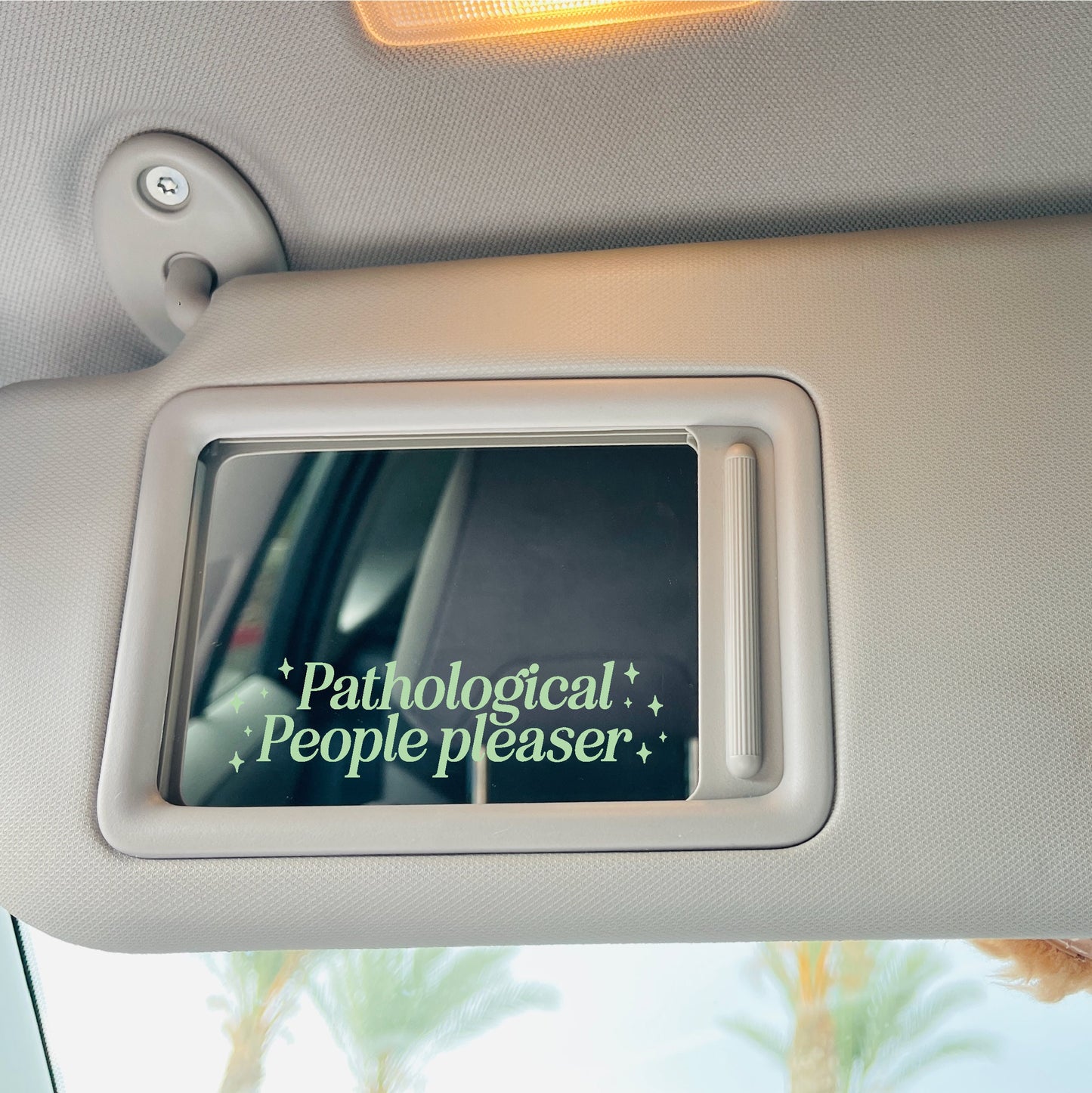 Pathological People Pleaser Mirror Cling Decal | Losing Me Window Cling Decal