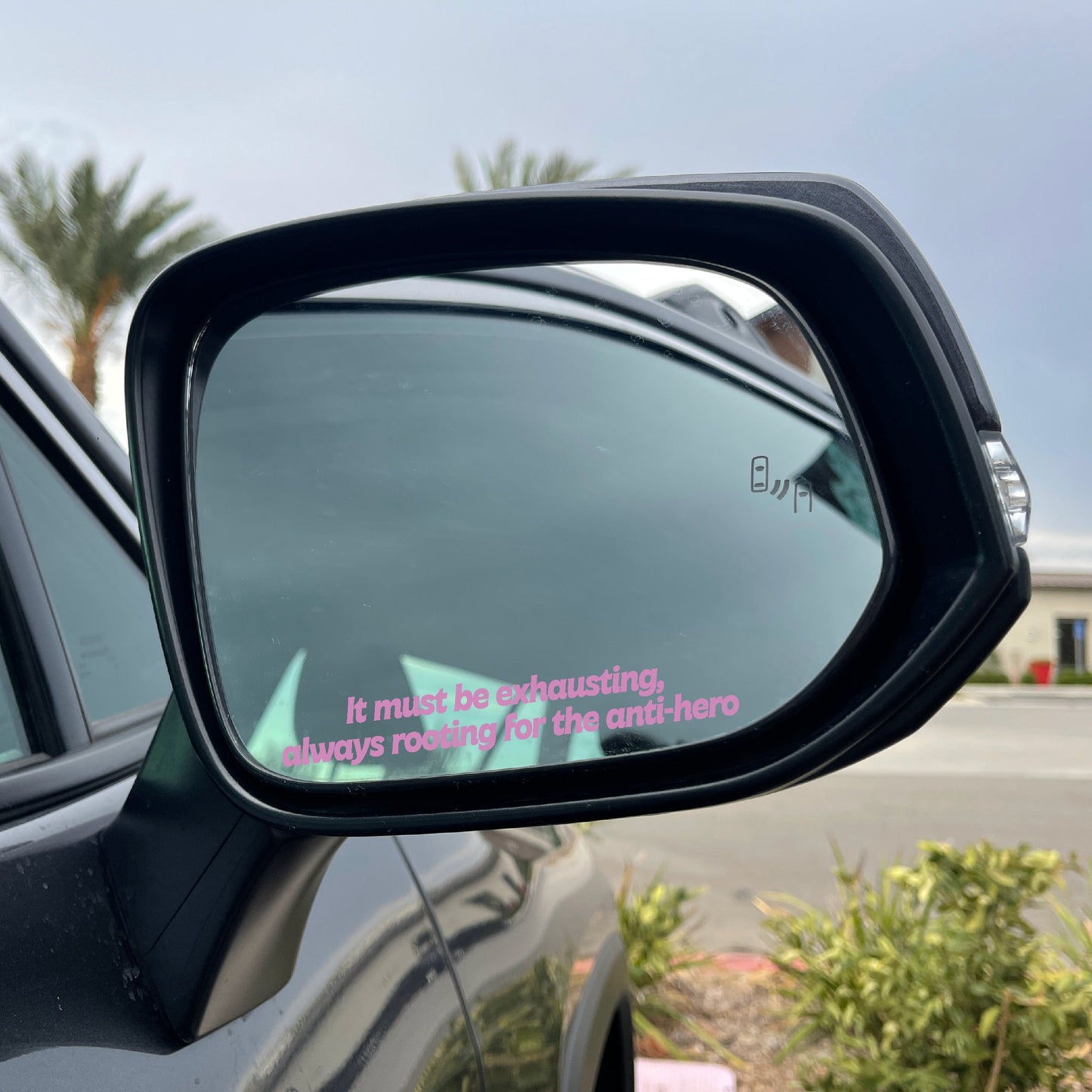 Sun & Hero Mirror Cling Duo | Window Cling | Decal | Anti TS Mirror Clings