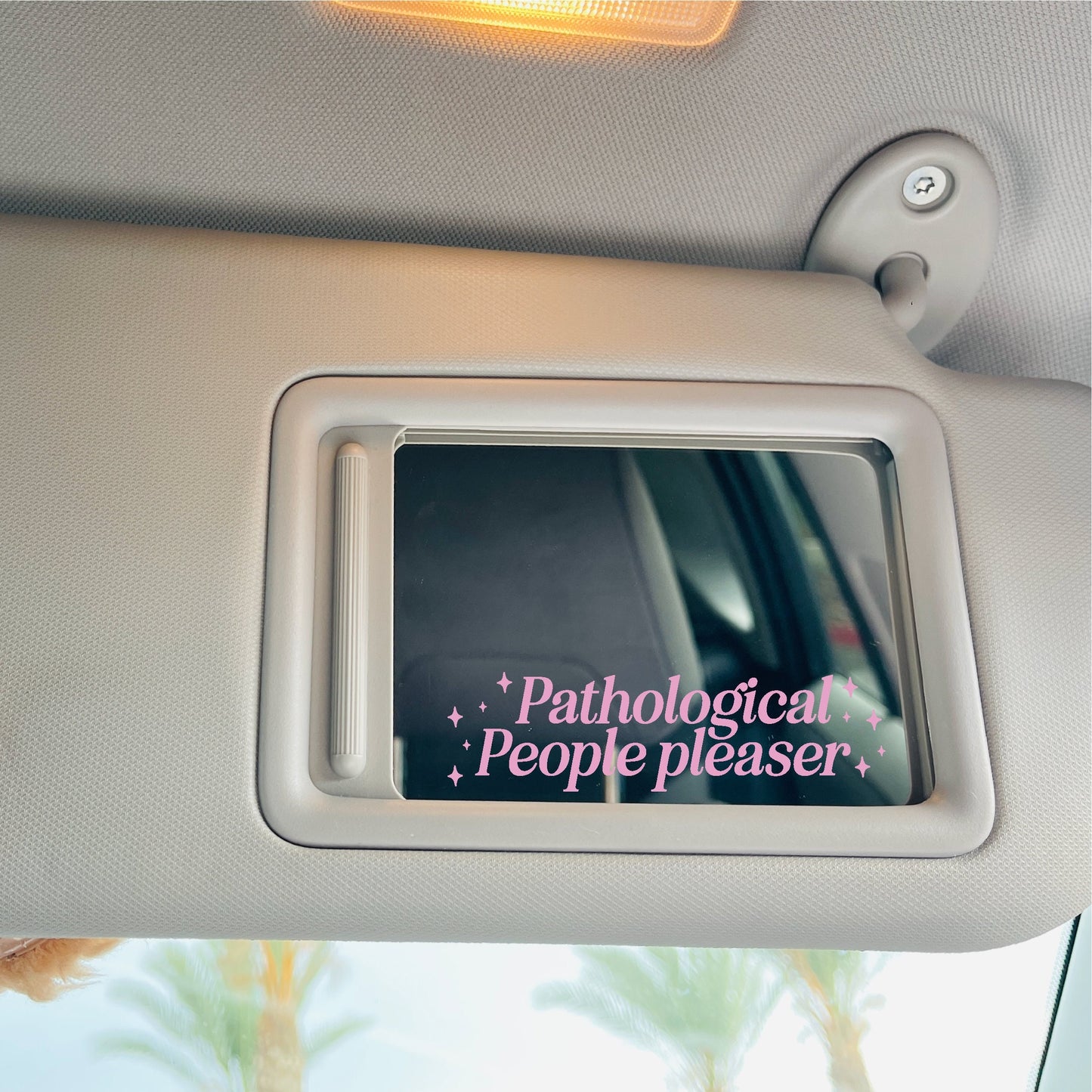 Pathological People Pleaser Mirror Cling Decal | Losing Me Window Cling Decal