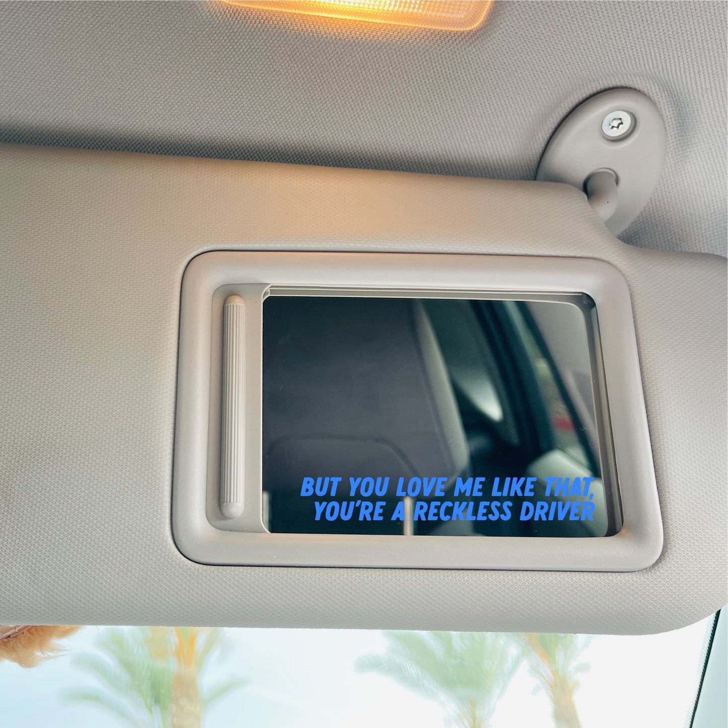 Reckless Driver Mirror Cling Duo | Window Cling | Decal | Lizzy McAlpine Mirror Clings